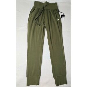 Alexo Athletica Lounge pant Small Olive Green NEW Terry Jogger Concealed Carry